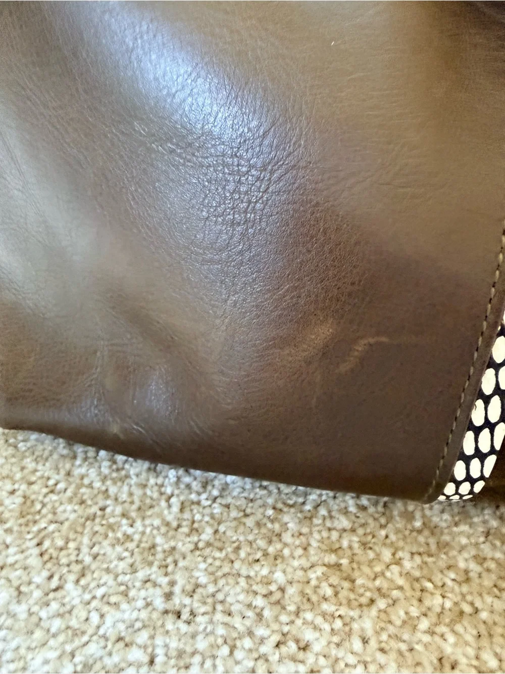 Madewell Brown The Transport Tote Suede Inset Edition